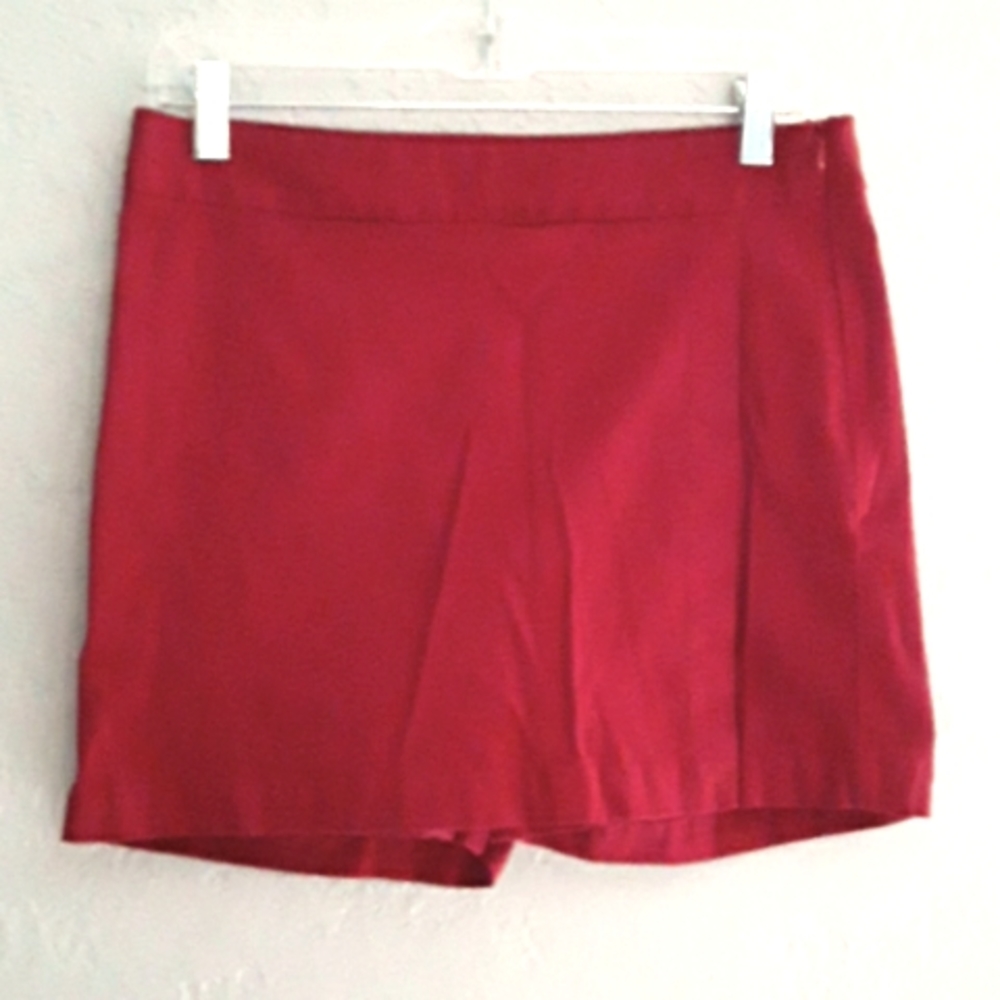 Talbots Red Skort
